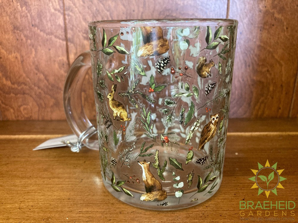 Woodland Glass Holiday Mug