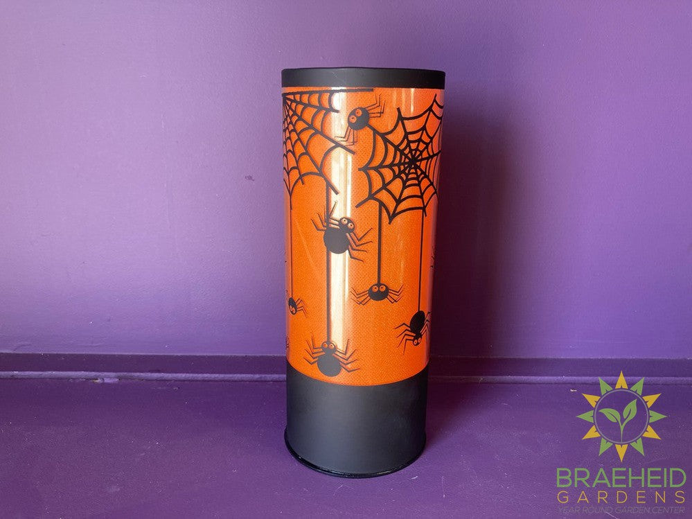 LED Light Up Spider Web Pillar Set