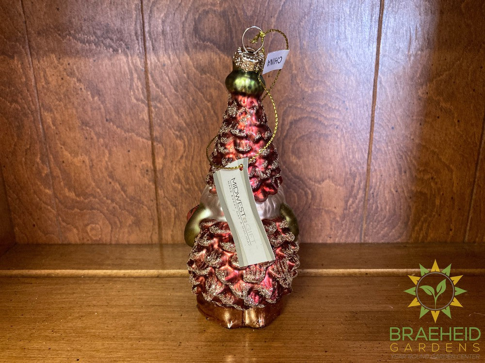 Gnome Pinecone Ornaments