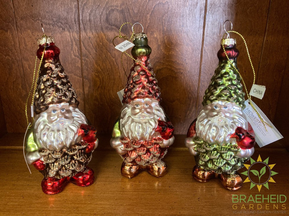 Gnome Pinecone Ornaments