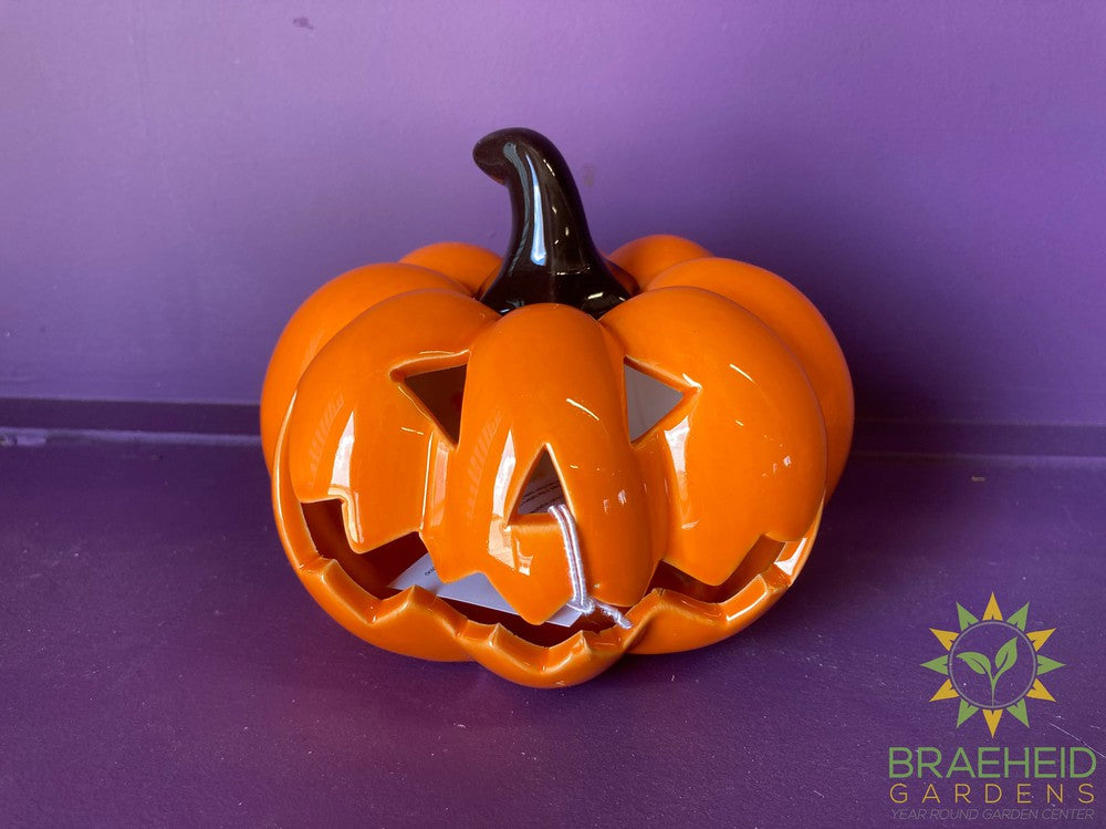 Light Up Jack O Lantern Figurines