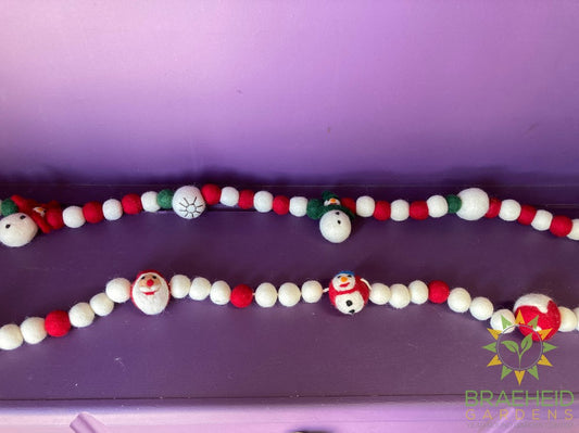 Snowman & Santa Garlands