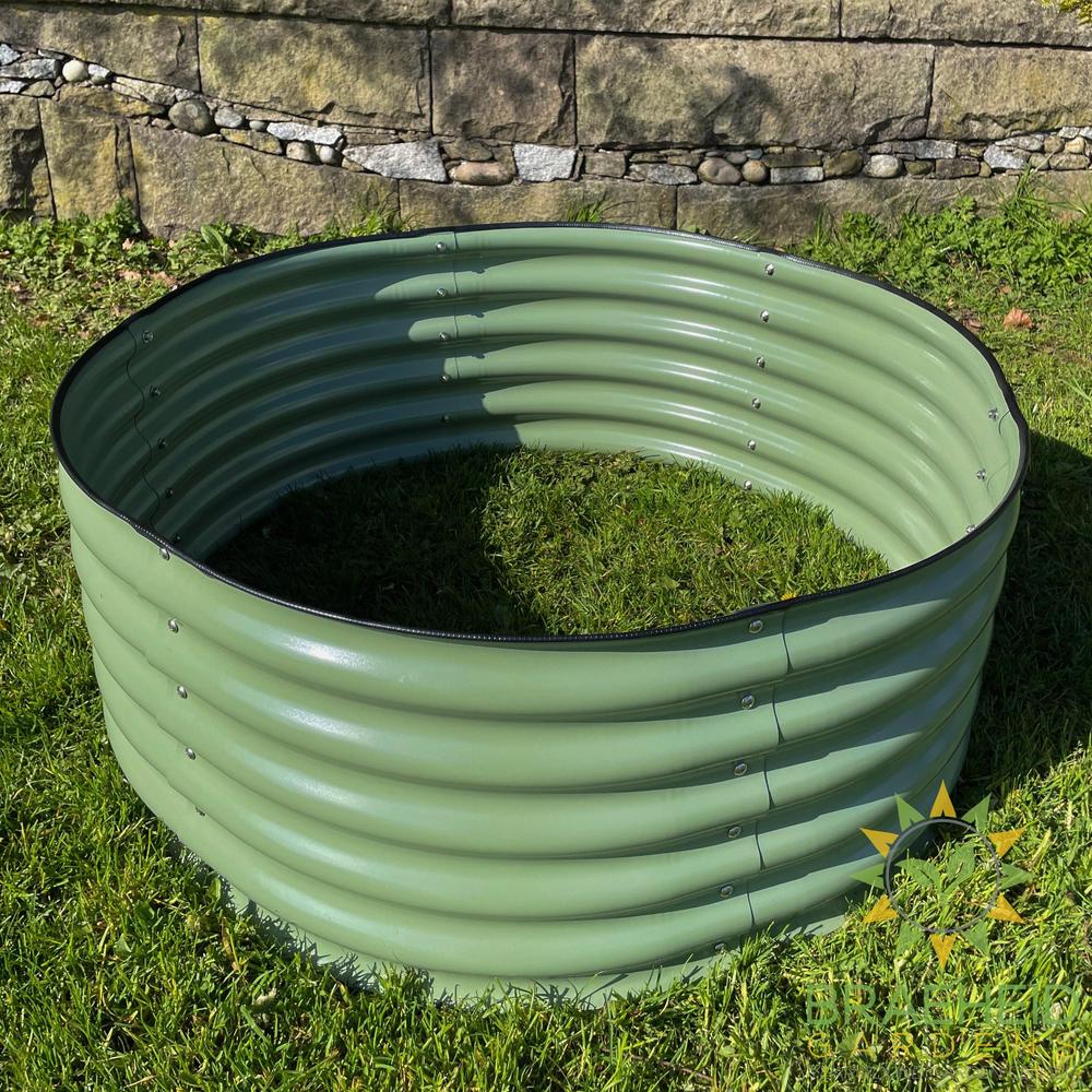 17" Tall Round Garden Bed Kit