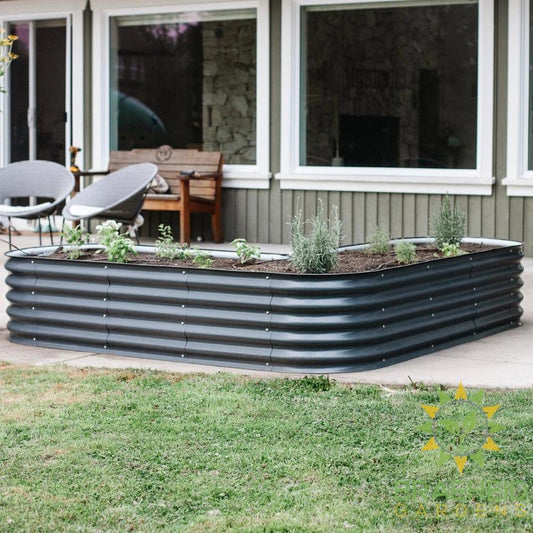17" Tall L-Shape Garden Bed Kit
