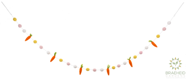 Handcrafted Easter Carrot Garland