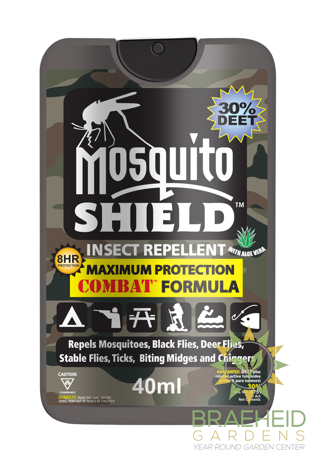Mosquito Shield Combat Formula 40 ml Pump