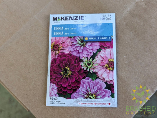 Art Deco Zinnia McKenzie Seed