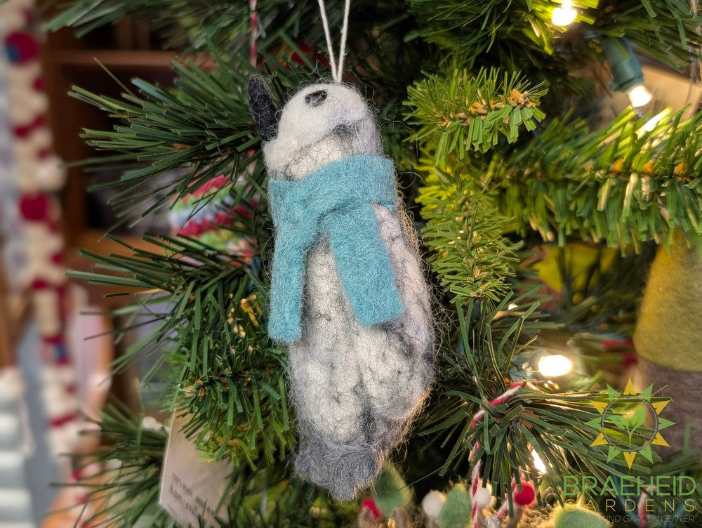 Arctic Penguin Ornament Wool