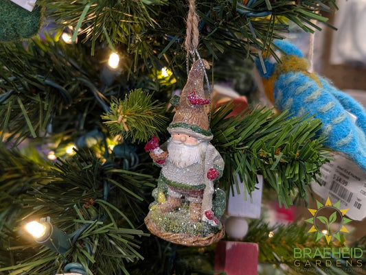 Gnome w/Tree Hat Ornament