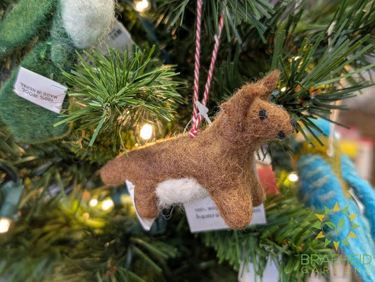 Dachshund Ornament Wool