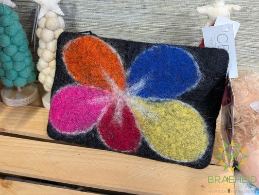 Felted Poppy Purse