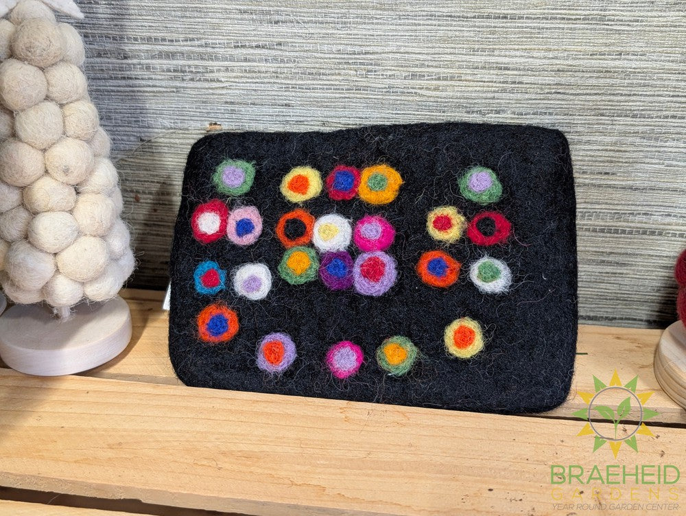 Felted Dot Purse