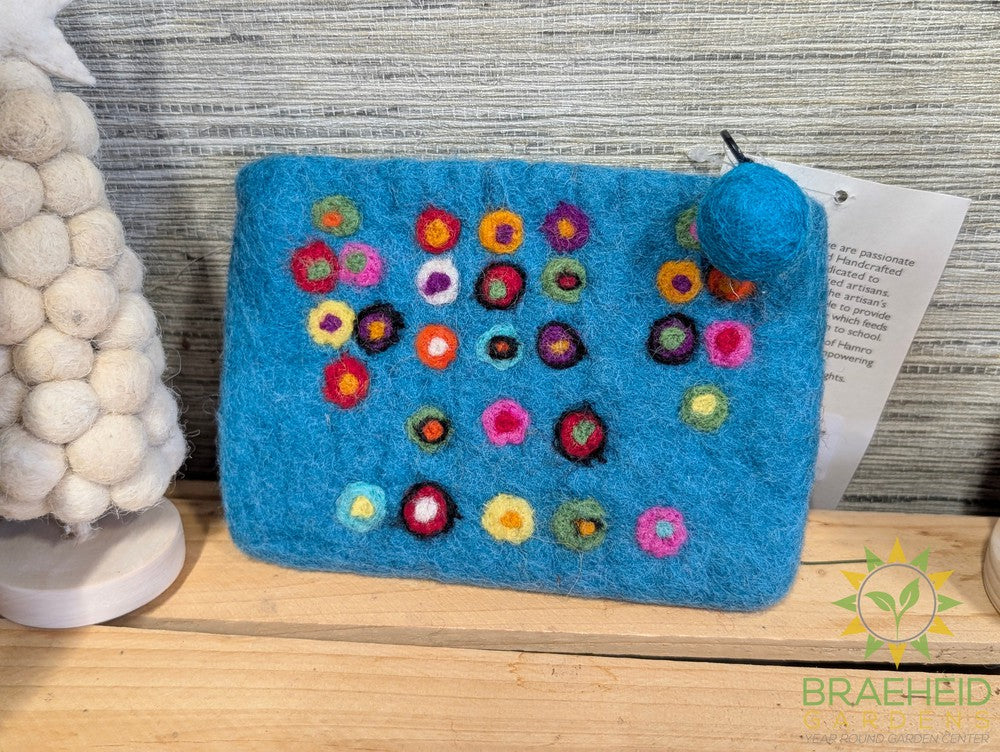 Felted Dot Purse