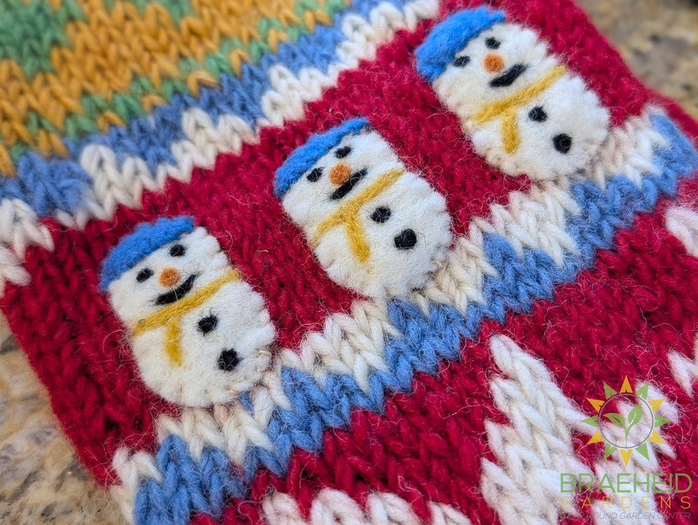 Knitted Happy Multi Color Stockings