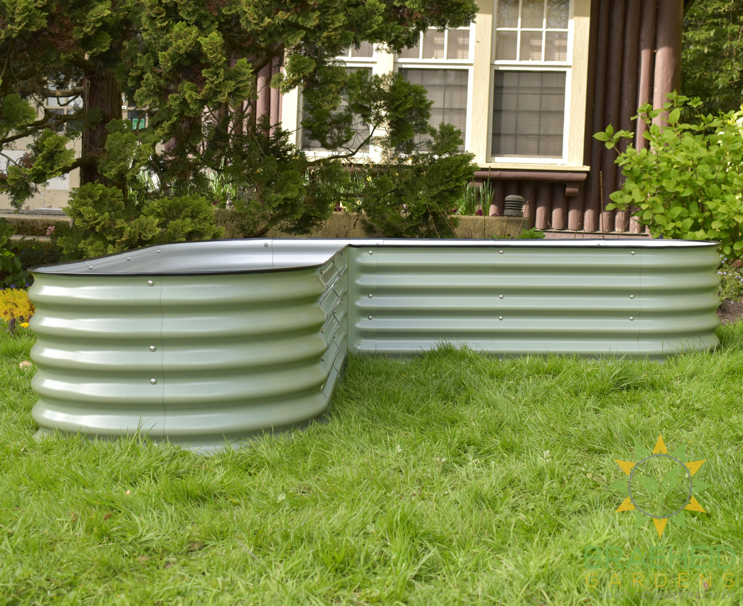 17" Tall L-Shape Garden Bed Kit