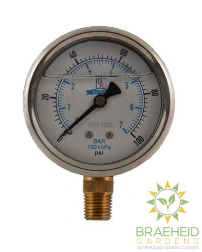 Pressure Gauges - Liquid Filled or Dry