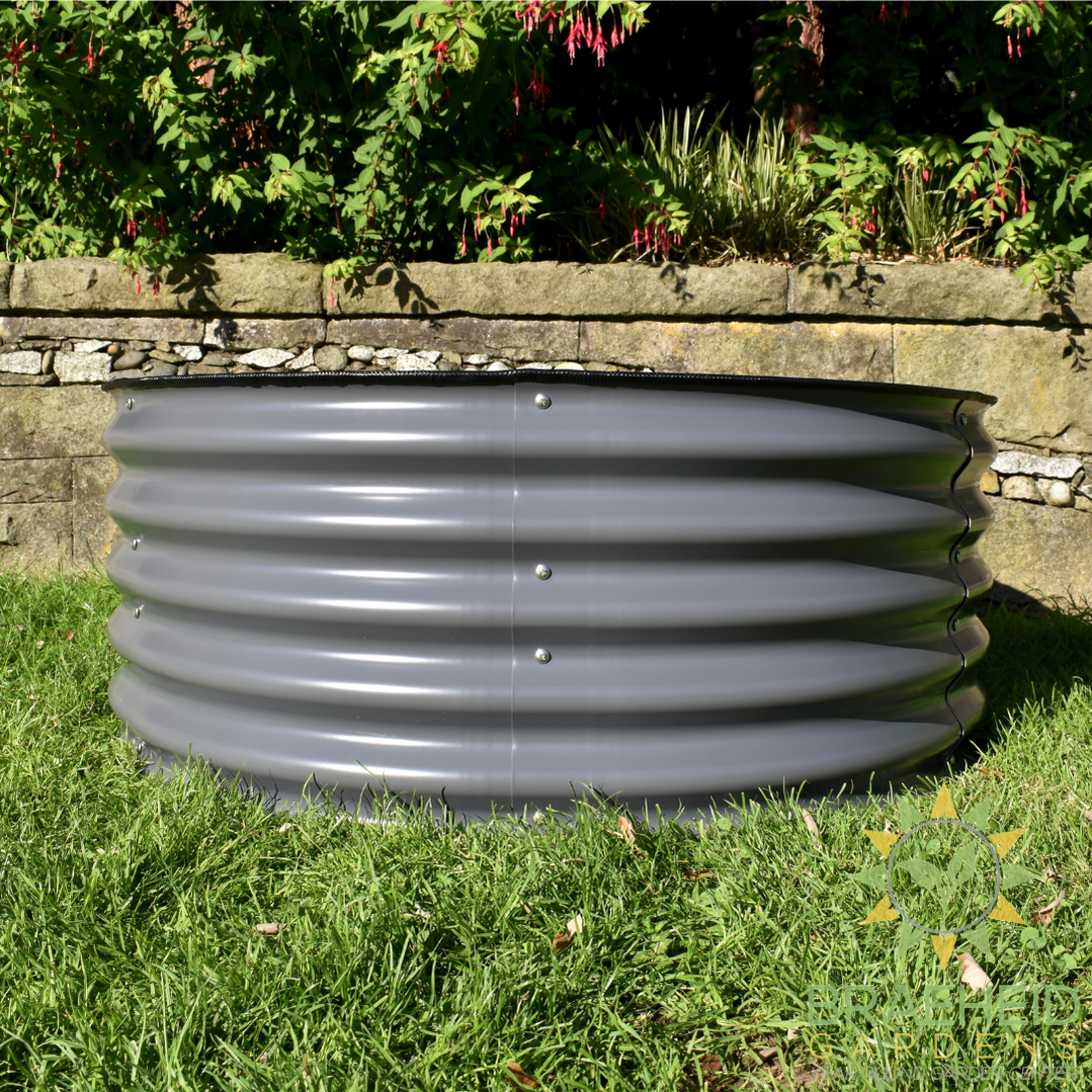 17" Tall Round Garden Bed Kit