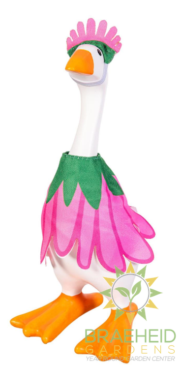 Gordy the Desktop Goose Outfit - Flower