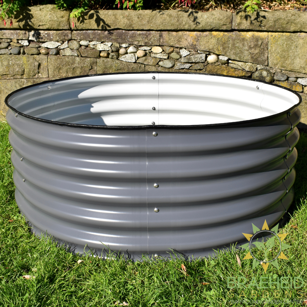 17" Tall Round Garden Bed Kit
