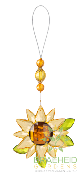 Sunflower Pedant with Leaves