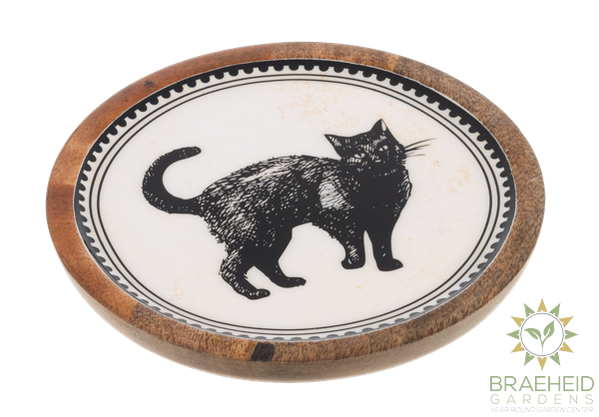 Round Gothic Halloween Tidbit Tray