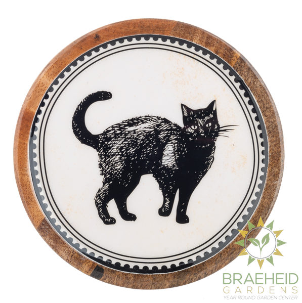 Round Gothic Halloween Tidbit Tray