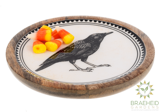 Round Gothic Halloween Tidbit Tray