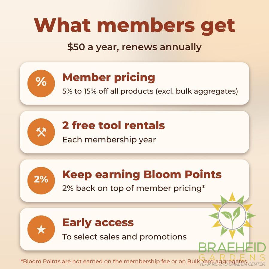 Braeheid Loyalty Annual Membership
