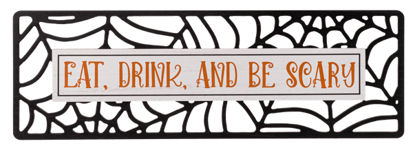 Oversized Spider Web Halloween Signs