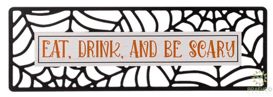 Oversized Spider Web Halloween Signs