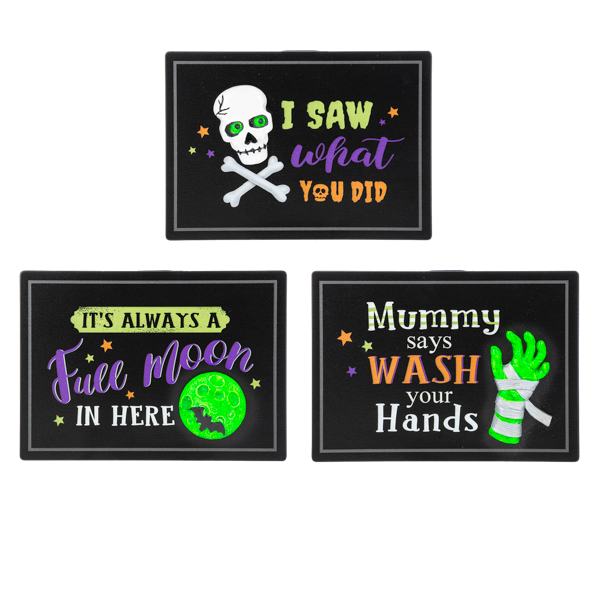 Glow in the Dark Wall Plaques
