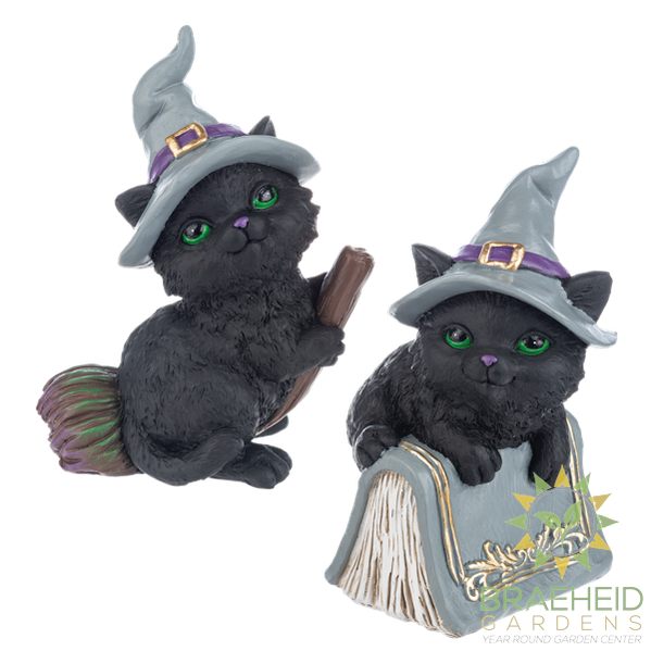 Witchy Business Cat Figurines