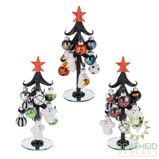Halloween Tree with Ornaments