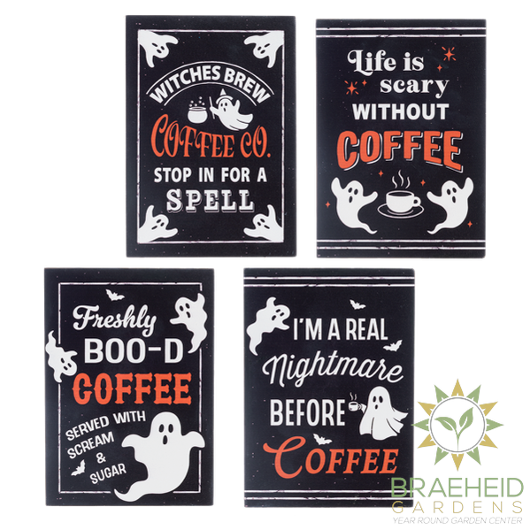 Freshly Boo'd Coffee - Block Signs