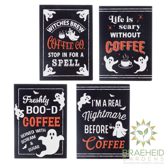 Freshly Boo'd Coffee - Block Signs