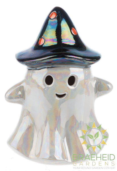 Iridescent Light up Ghost Figurine
