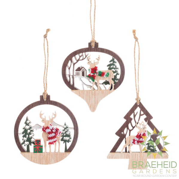 Laser Cut Sweater Weather Ornament