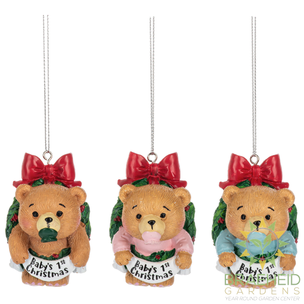 Baby's First Christmas Bear Ornament