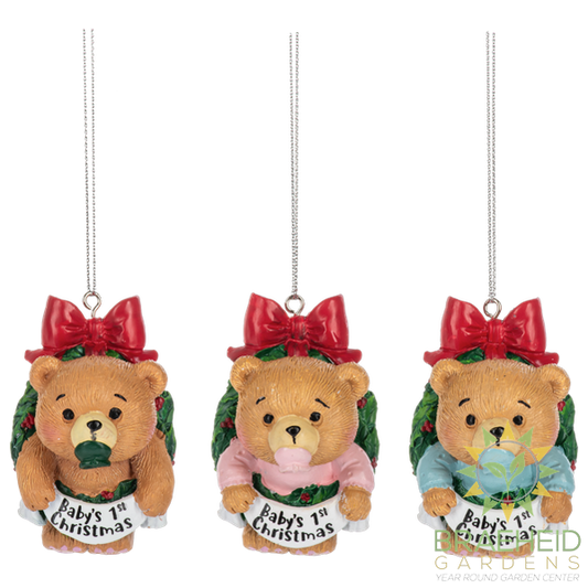 Baby's First Christmas Bear Ornament