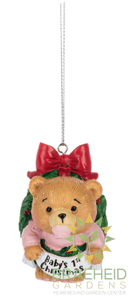 Baby's First Christmas Bear Ornament