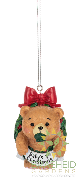 Baby's First Christmas Bear Ornament