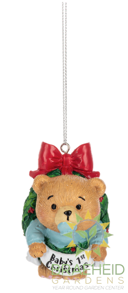 Baby's First Christmas Bear Ornament