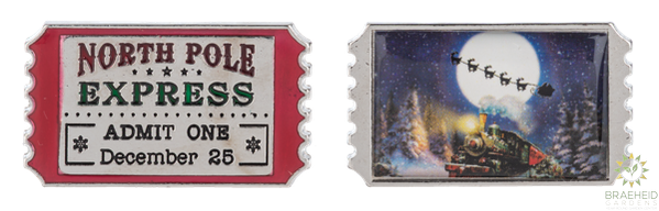Ticket to the North Pole Charm