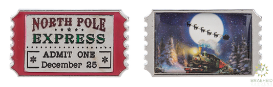 Ticket to the North Pole Charm