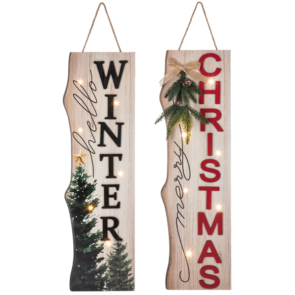 Light Up Hanging Signs