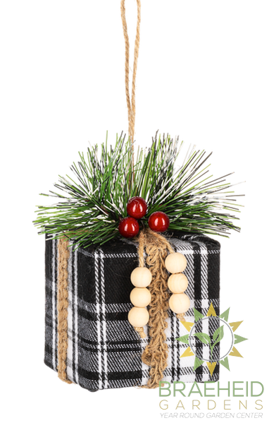 Christmas Plaid - Christmas Presents Ornament