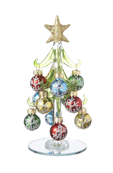 Christmas Trees with Ornaments