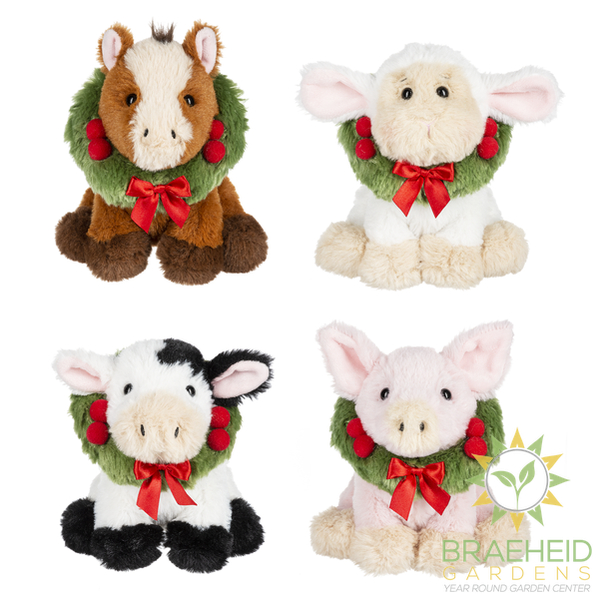 Yuletide Wreath Animals