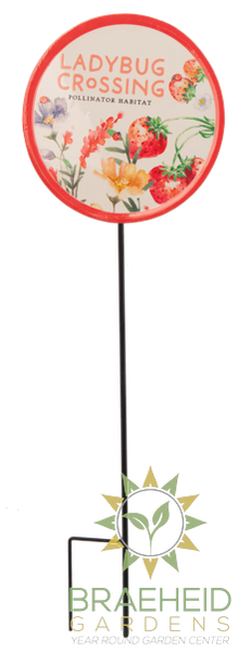 Strawberry & Sunflower Garden Stake