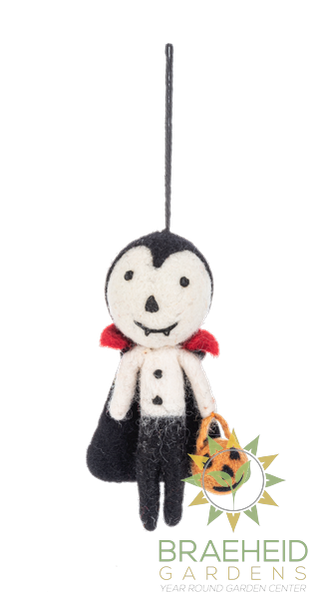 Wool Trick or Treat Ornaments